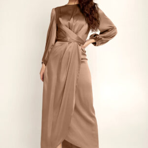 Amira Feminin Satin Dress